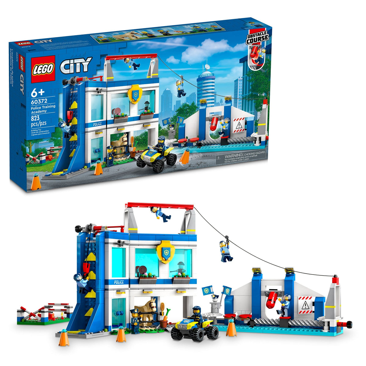 LEGO Toys & Games LEGO City Police Training Academy, 60372, Ages 6+, 823 Pieces 673419375092