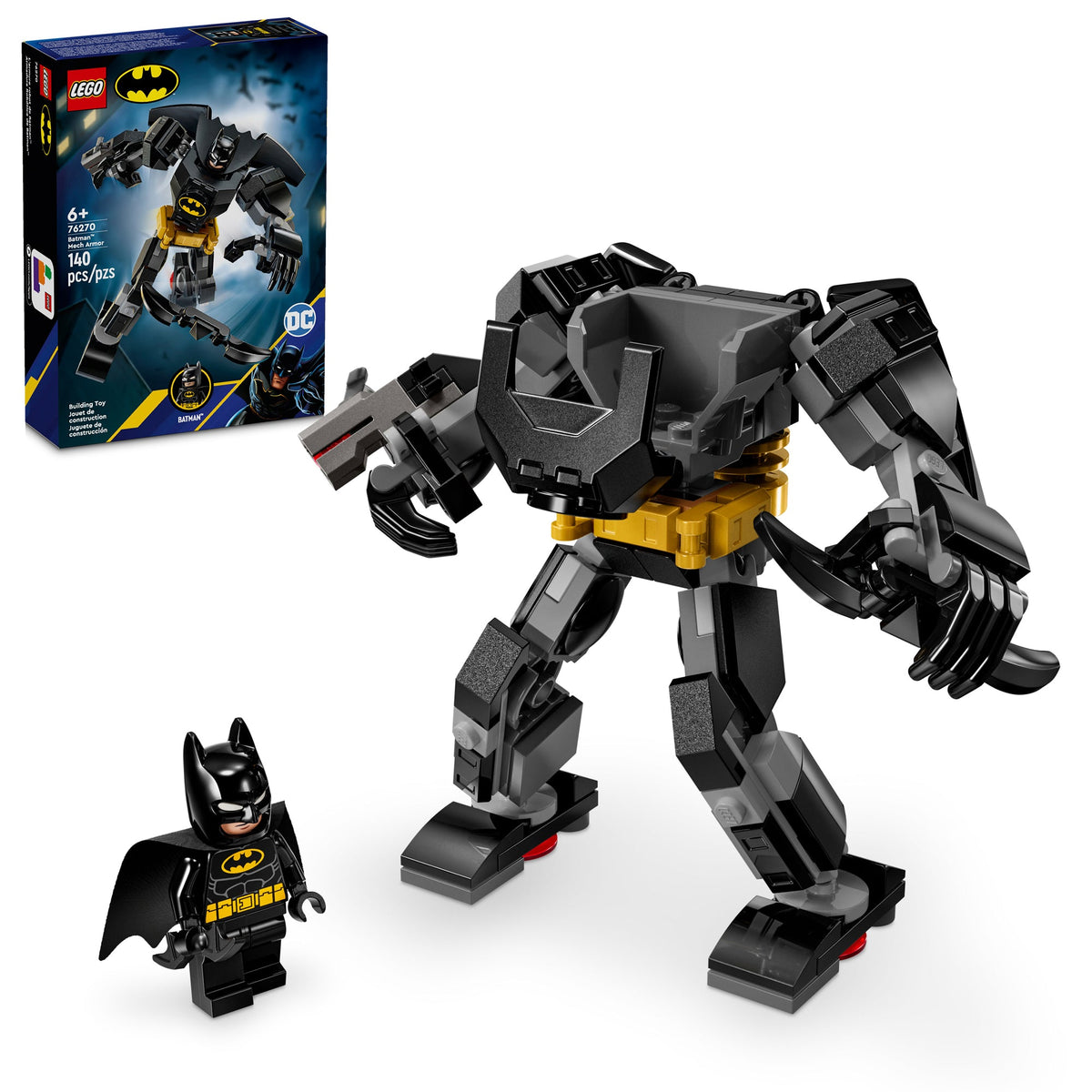 LEGO Toys & Games LEGO DC Comics Batman Mech Armor, 76270, Ages 6+, 140 Pieces 673419390798