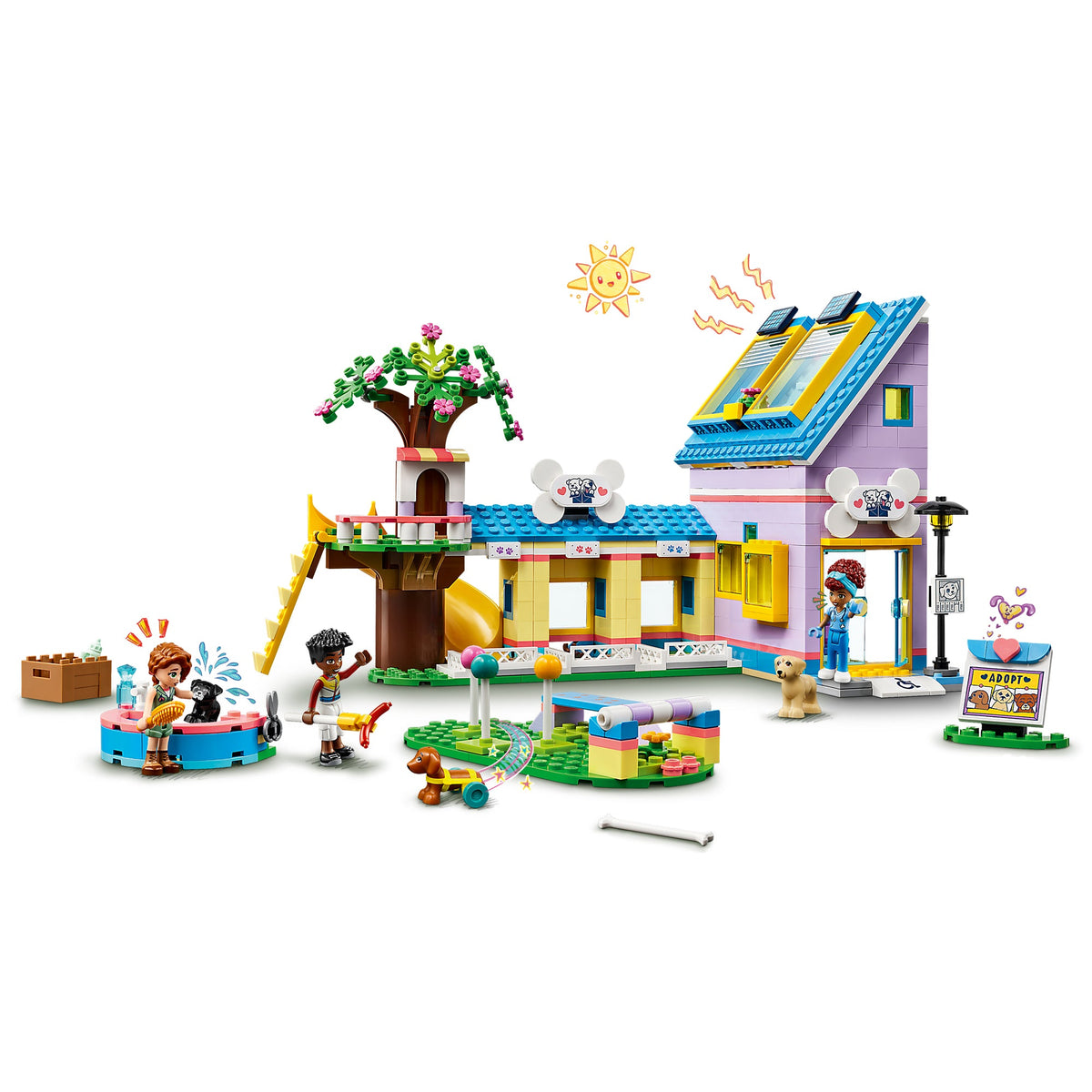 LEGO Toys & Games LEGO Friends Dog Rescue Center, 41727, Ages 7+, 617 Pieces 673419373043