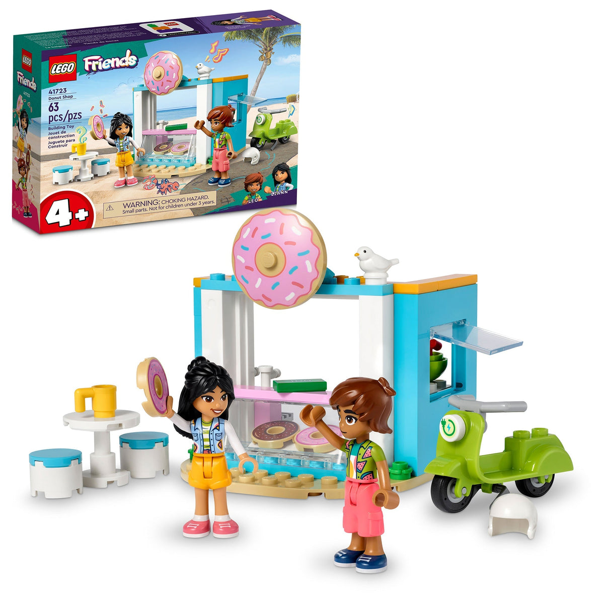 LEGO Toys & Games LEGO Friends Donut Shop, 41723, Ages 4+, 63 Pieces 673419371858