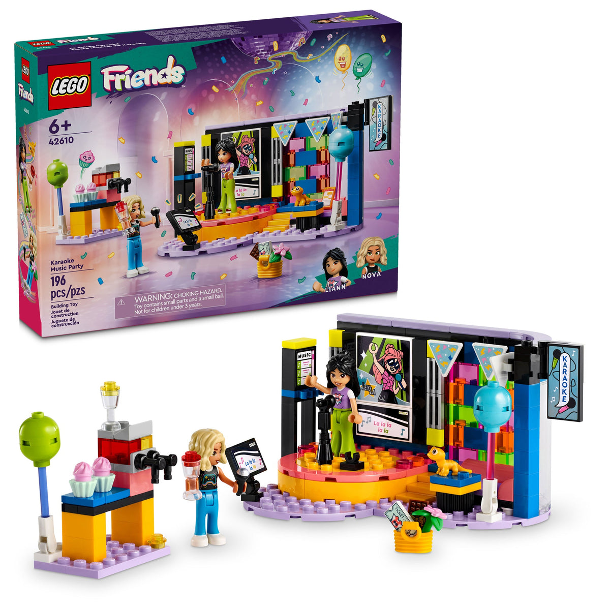 LEGO Toys & Games LEGO Friends Karaoke Music Party, 42610, Ages 6+, 196 Pieces 673419390255