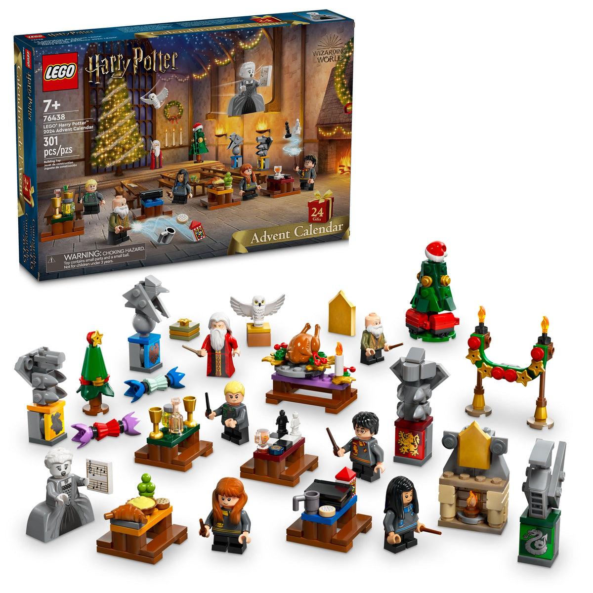 LEGO Toys & Games LEGO Harry Potter 2024 Advent Calendar, 76438, Ages 7+, 301 Pieces 673419388153