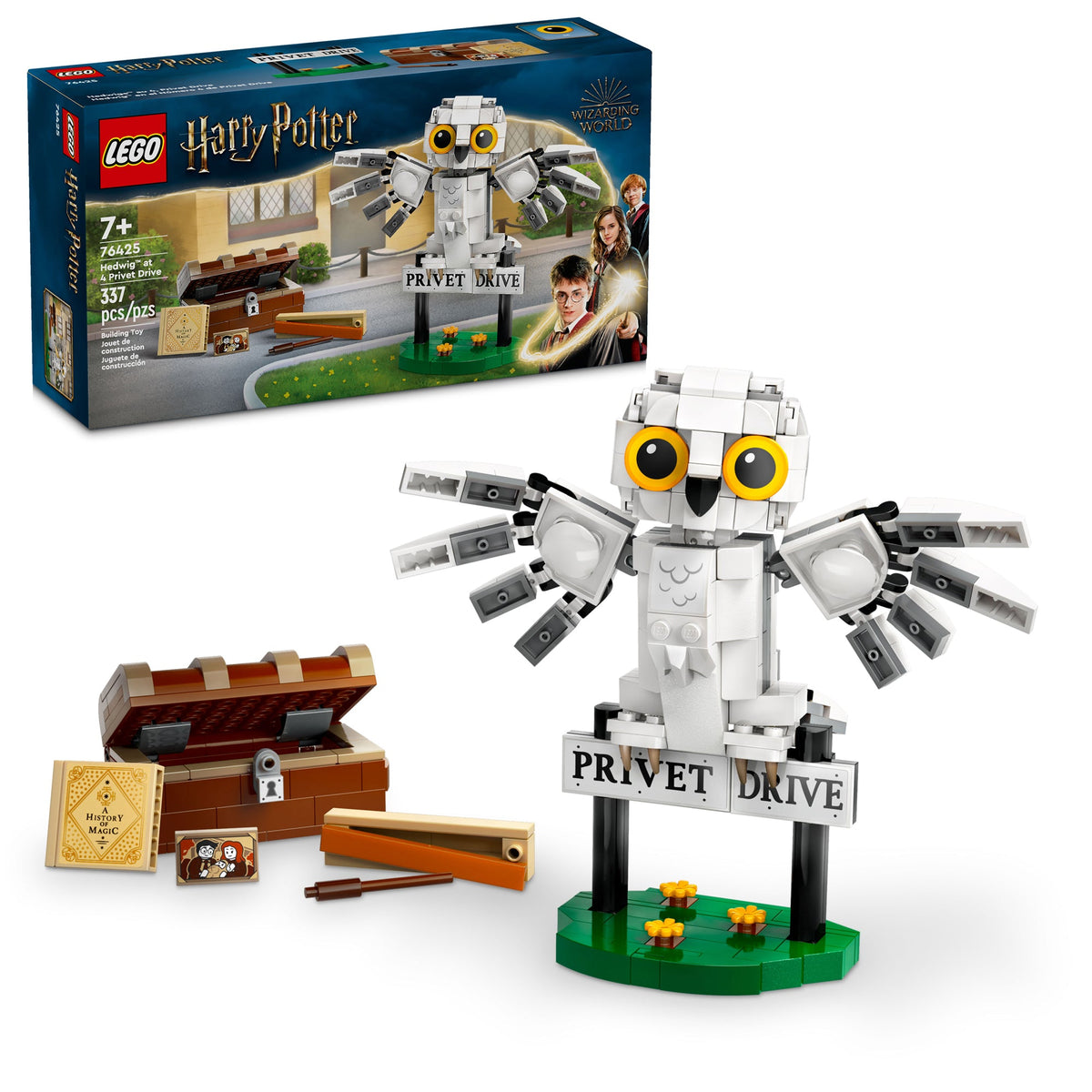 LEGO Toys & Games LEGO Harry Potter Hedwig at 4 Privet Drive, 76425, Ages 7+, 337 Pieces 673419388269