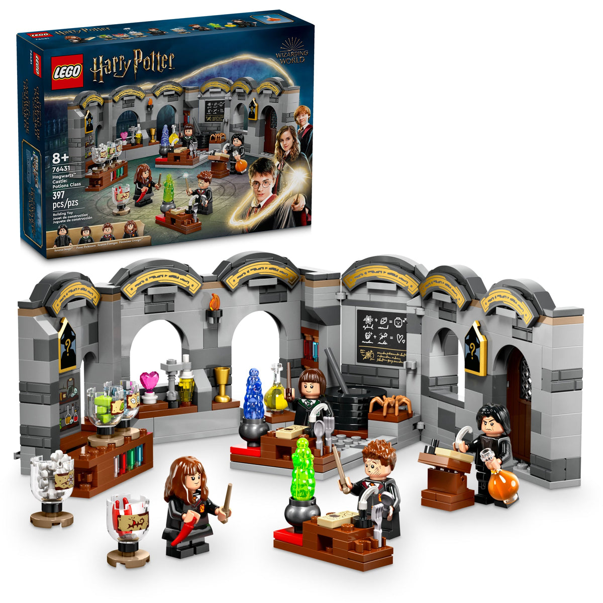 LEGO Toys & Games LEGO Harry Potter Hogwarts Castle: Potions Class, 76431, Ages 8+, 397 Pieces 673419388313