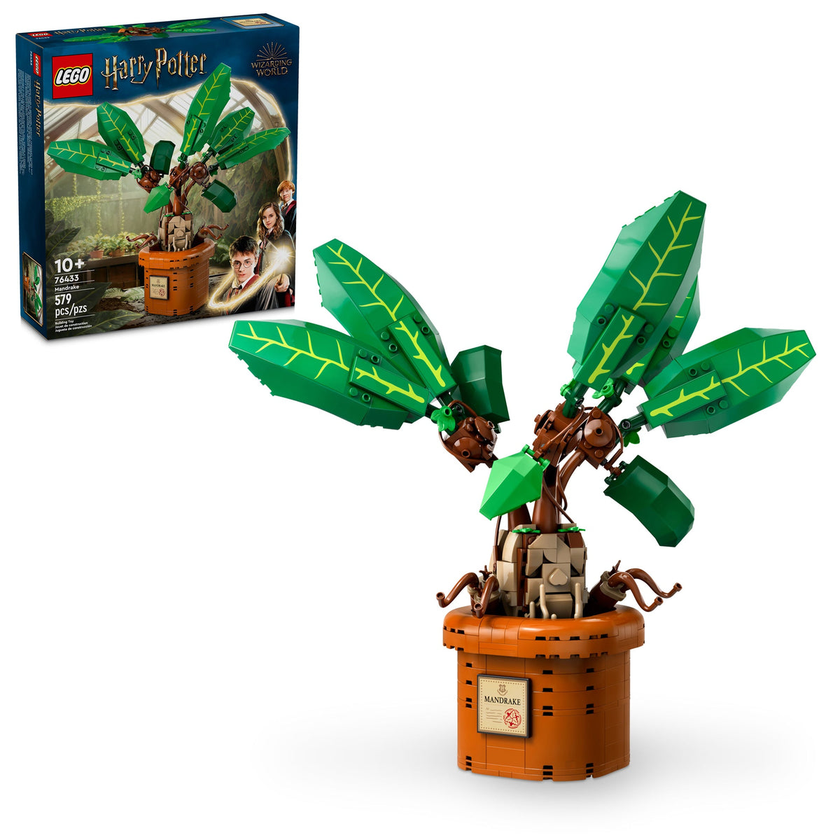 LEGO Toys & Games LEGO Harry Potter Mandrake, 76433, Ages 10+, 579 Pieces 673419388351