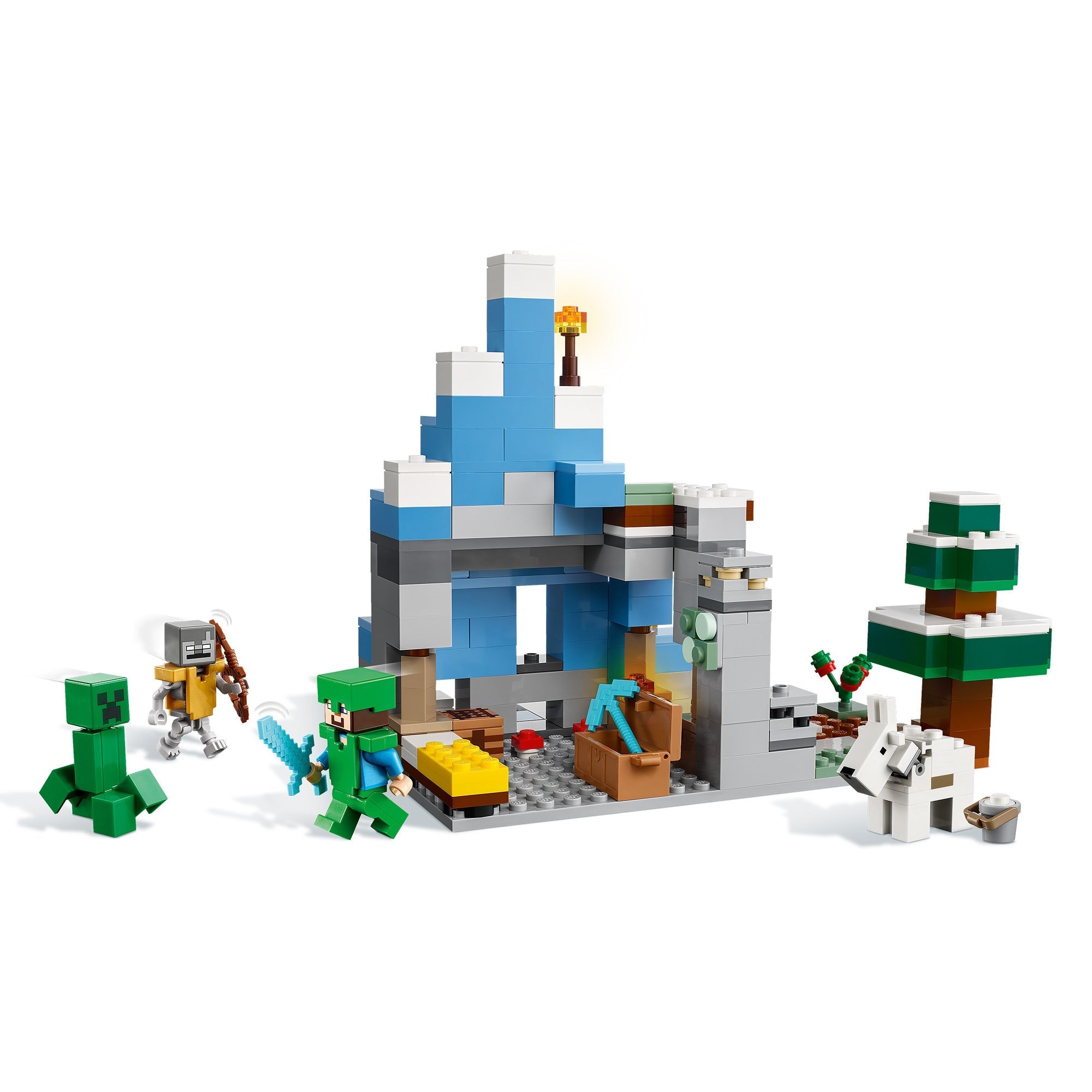 LEGO Minecraft Les pics gelés, 21243, âges 8+