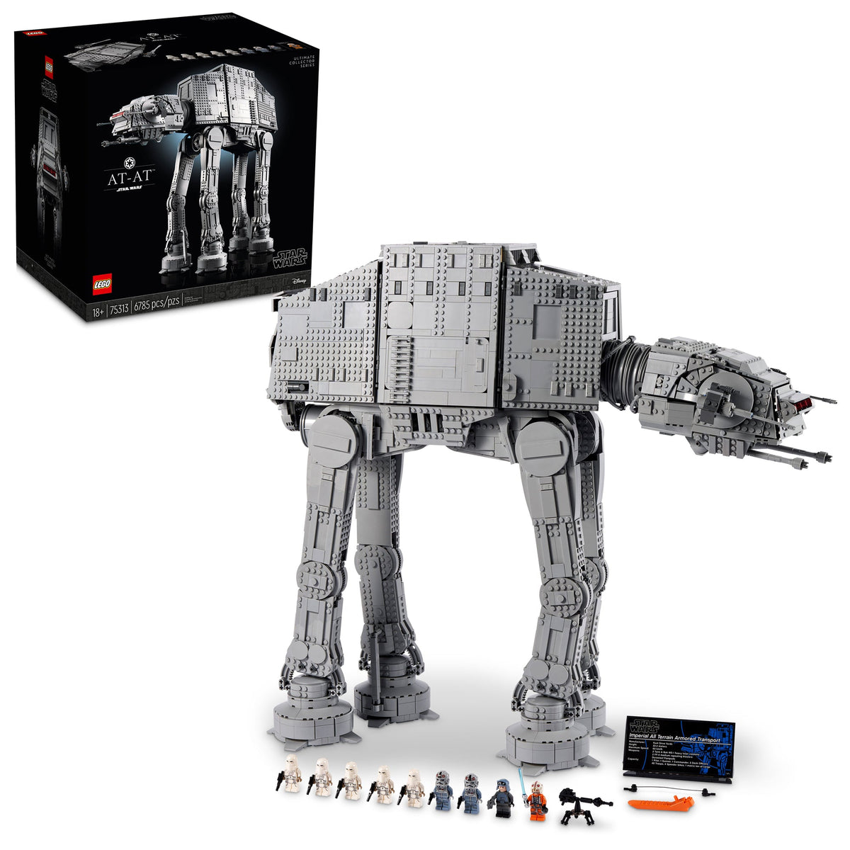 LEGO Toys & Games LEGO Star Wars At-AT, 75313, Ages 18+, 6785 Pieces 673419340618