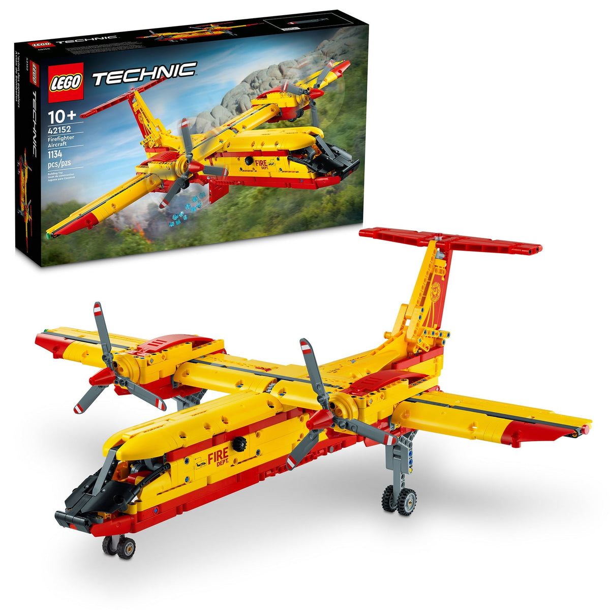 LEGO Toys & Games LEGO Technic Firefighter Aircraft, 42152, Ages 10+, 1134 Pieces 673419378758