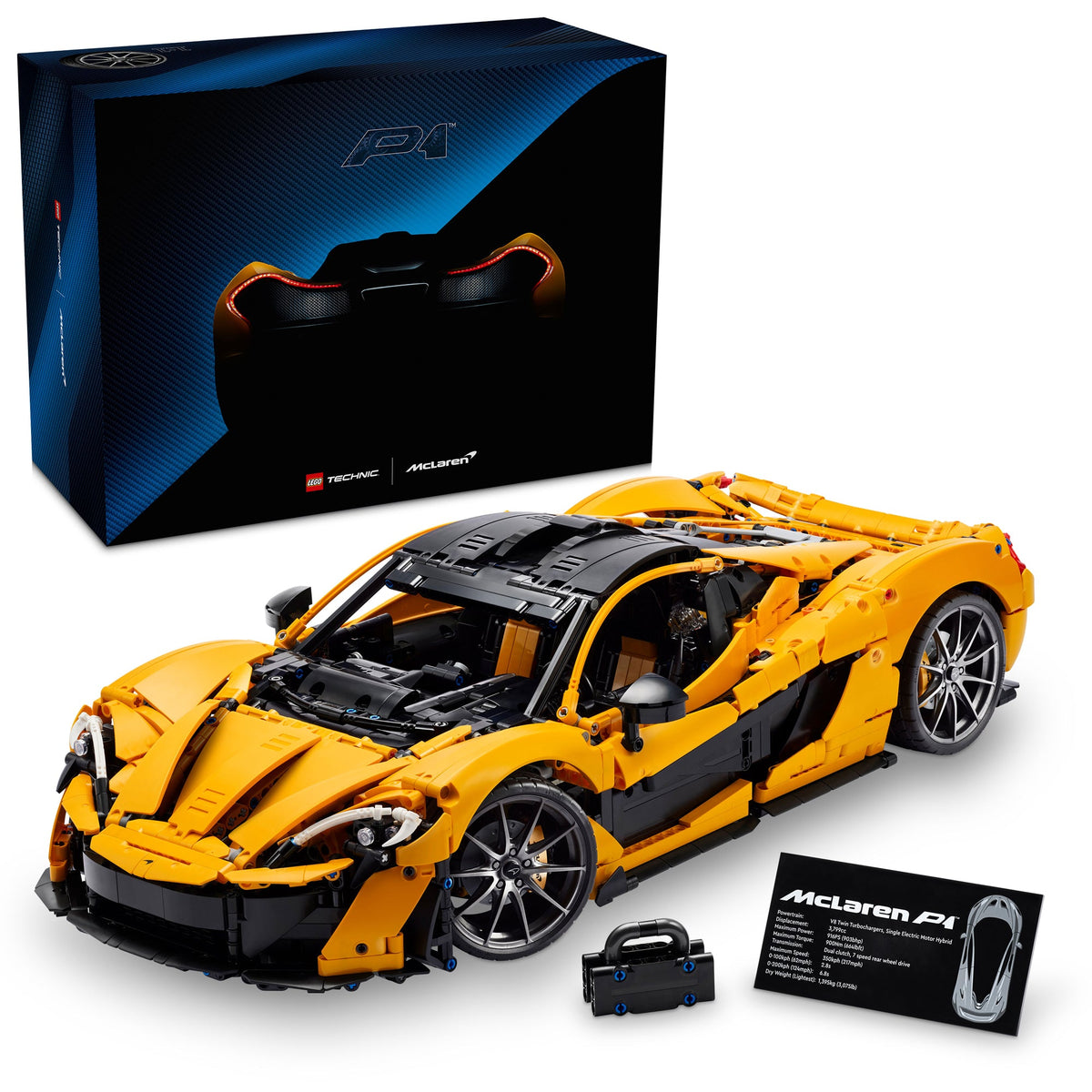 LEGO Toys & Games LEGO Technic McLaren P1, 42172, Ages 18+, 3893 Pieces 673419391986