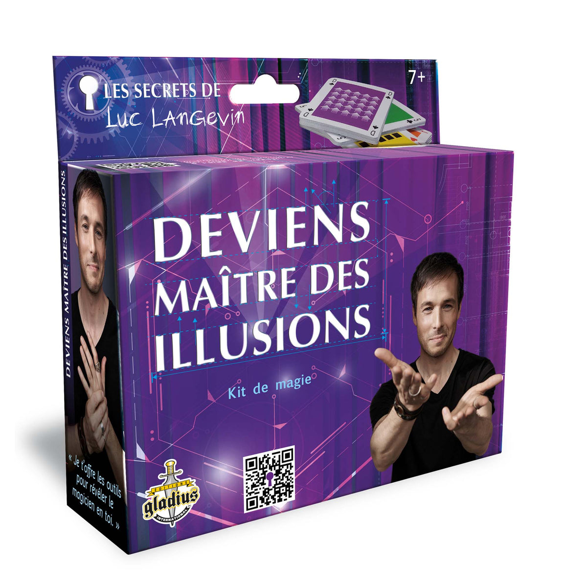 LES ÉDITIONS GLADIUS INT.INC. Toys & Games Luc Langevin Become an Illusionist Kit, 1 Count 620373049262