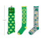 LINK PRODUCT SOLUTIONS St-Patrick St-Patrick's Day Shamrock Knee High Socks, Assortment, 1 Count 676844360626