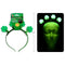 LINK PRODUCT SOLUTIONS St-Patrick St-Patrick's Flashing LED Shamrock Headband, 1 Count 676844284311