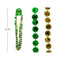 LINK PRODUCT SOLUTIONS St-Patrick St-Patrick's Gold and Green Shamrock Coin Necklaces, 29 Inches, 2 Count 676844226458