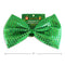 LINK PRODUCT SOLUTIONS St-Patrick St-Patrick's Green Sequin Bow Tie, 11 Inches, 1 Count 676844121524