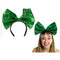 LINK PRODUCT SOLUTIONS St-Patrick St-Patrick's Green Sequin Bow Tie Headband, 1 Count 676844223785