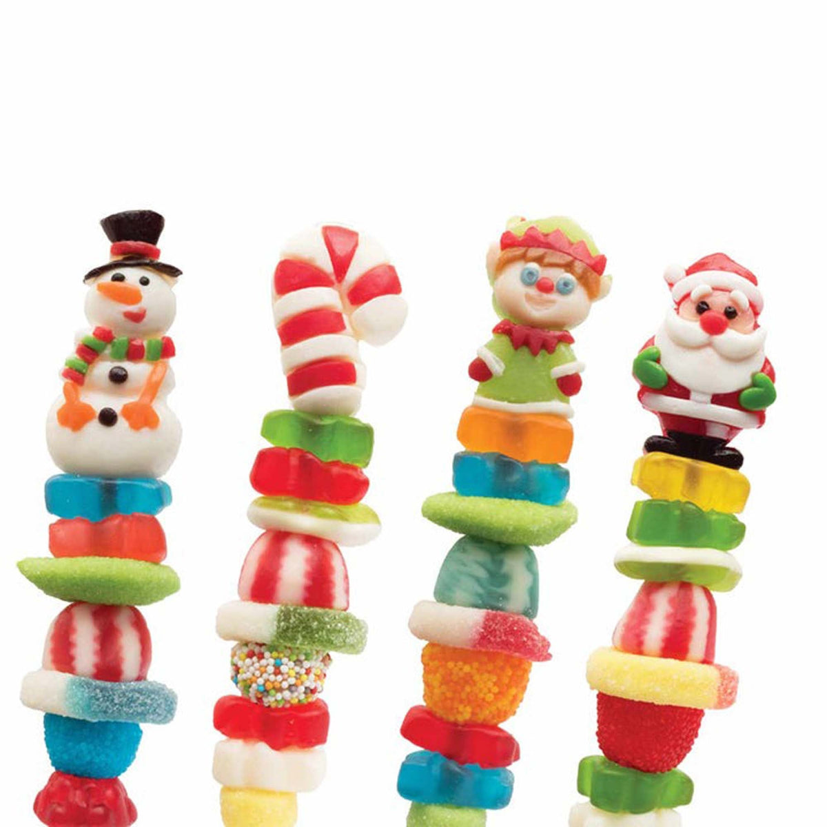 Ludik impulse buying KandJu Christmas Candy Kabob, 50g, Assortment, 1 count