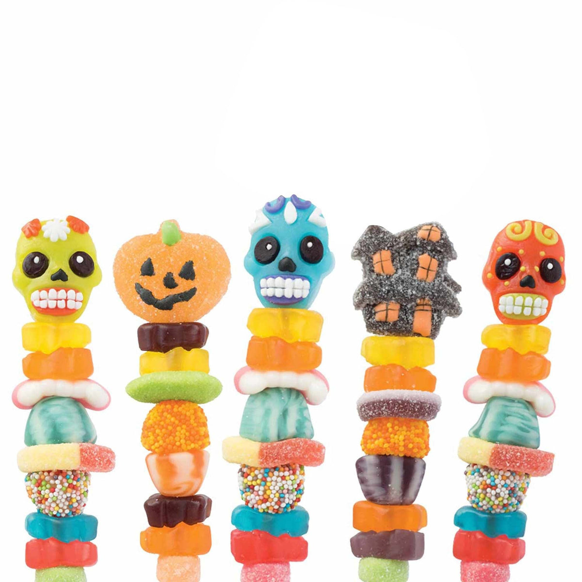 Ludik impulse buying KandJu Halloween Candy Kabob, 50g, Assortment, 1 count