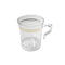 MADISON IMPORTS Disposable-Plasticware Clear Premium Quality Coffee Cups with Gold Band, 8 Oz, 8 Count 775310996120