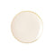 MADISON IMPORTS Disposable-Plasticware Premium Quality Round Blush Pink Plates with Gold Rim, 7 Inches, 10 Count 775310998148