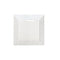 MADISON IMPORTS Disposable-Plasticware Square Serving Tray, White, 12 Inches, 1 Count 775310475748