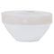 MADISON IMPORTS Disposable-Plasticware White Premium Quality Bowls with Gold Rim, 6 oz, 10 Count 775310994119