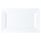 MADISON IMPORTS Disposable-Plasticware White Premium Quality Large Rectangular Plates, 11.5 Inches, 10 Count 775310474345