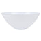 MADISON IMPORTS Disposable-Plasticware White Premium Quality Salad Bowl with Silver Rim, 112 oz, 1 Count 775310995192