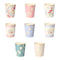 Meri Meri Everyday Entertaining English Garden Paper Cups, 9 Oz, 8 Count