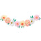 Meri Meri Everyday Entertaining Flower Garden Giant Garland, 102 Inches, 1 Count