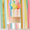 Meri Meri Everyday Entertaining Rainbow Balloons Cake Topper Kit, 1 Count