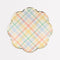 Meri Meri Everyday Entertaining Spring Plaid Small Dessert Paper Plates, 7 Inches, 8 Count 636997284767