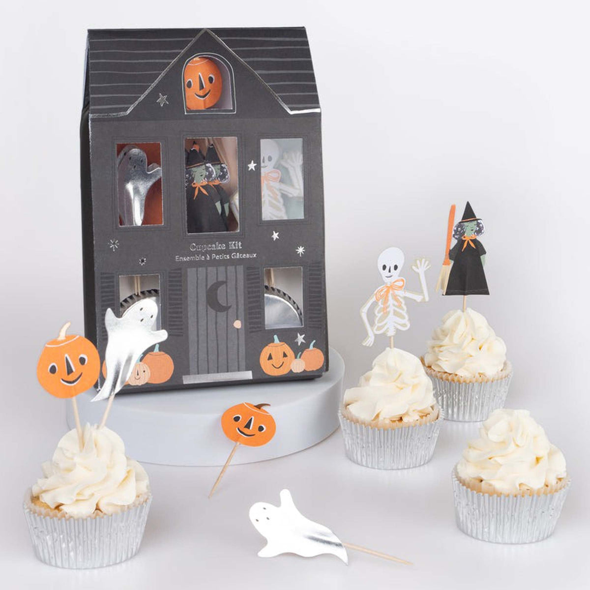 MERI MERI Halloween Halloween Cupcake Kit, 24 Count 636997293516