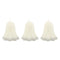 MERI MERI Halloween Halloween Glitter Dipped Ghost Candles, 3 Inches, 3 Count 636997291796