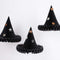 MERI MERI Halloween Witch Hats Honeycomb Shaped Hanging Decorations, 3 Count 636997292786