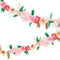 Meri Meri Kids Birthday Rose Blossom Giant Garland, 84 Inches, 1 Count 636997265452