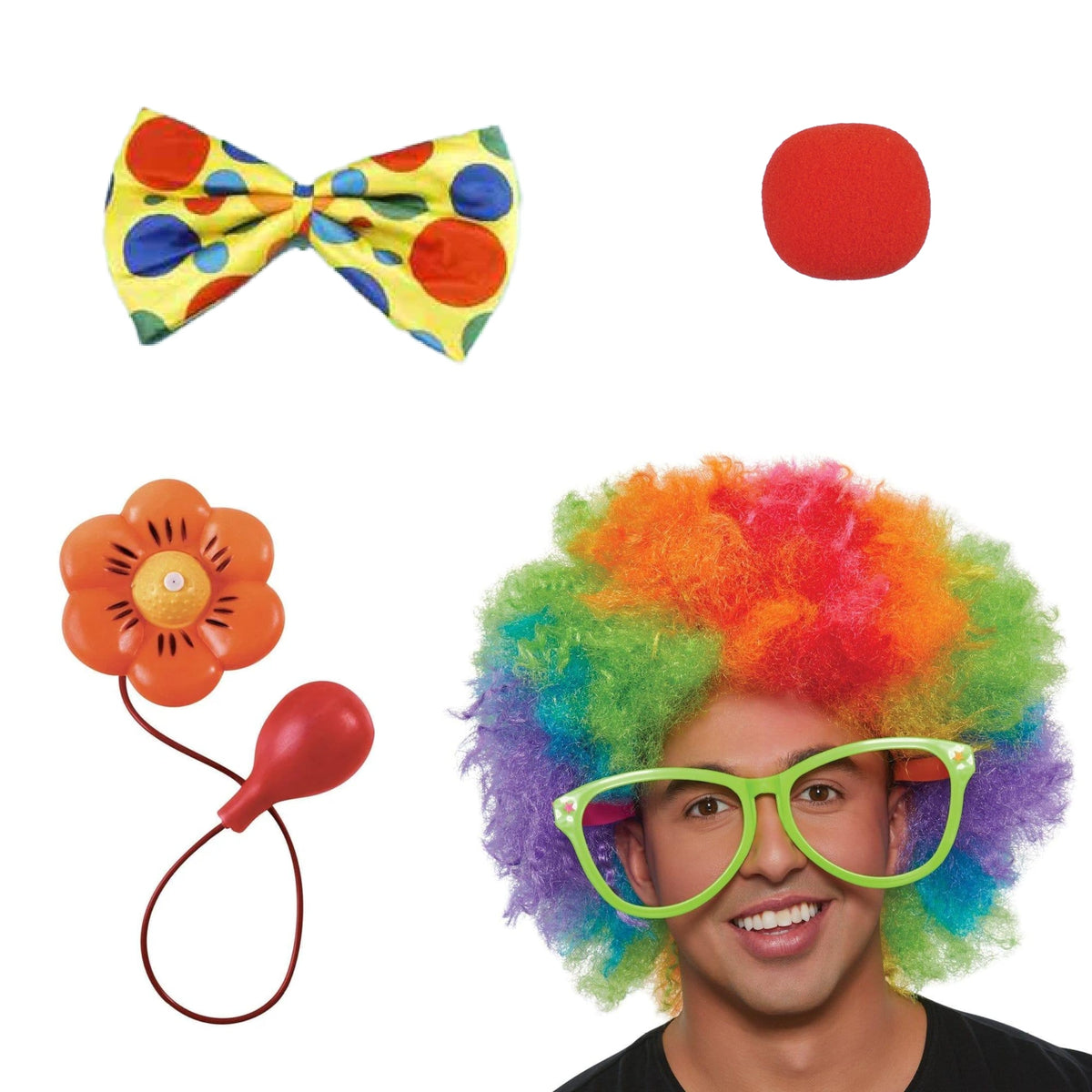 PARTY EXPERT Clown Costume Accessory Kit 737609441