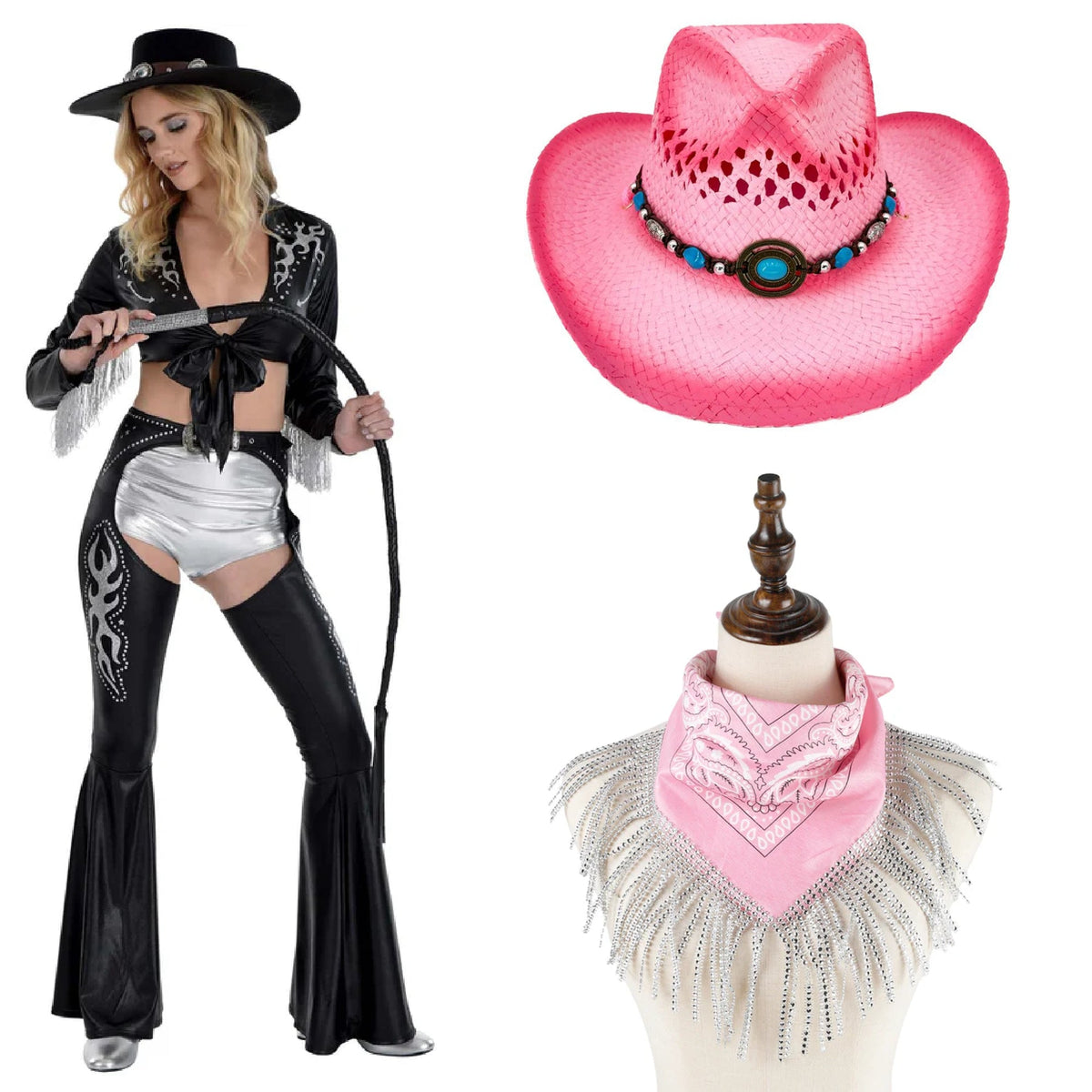 PARTY EXPERT Cowgirl Costume Accessory Kit 737614666