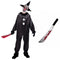 PARTY EXPERT Creepy Clown Costume Kit for Adults