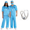 PARTY EXPERT Doctor Costume Kit for Adults