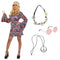 PARTY EXPERT Hippie Dress Costume Kit for Adults