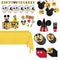 PARTY EXPERT Kids Birthday Disney Mickey Mouse Standard Birthday Party Supplies Kit, 8 Guests