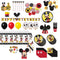 PARTY EXPERT Kids Birthday Disney Mickey Mouse Ultimate Birthday Party Supplies Kit, 8 Guests