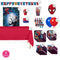 PARTY EXPERT Kids Birthday Marvel Spider-Man Standard Birthday Party Supplies Kit, 8 Guests