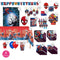 PARTY EXPERT Kids Birthday Marvel Spider-Man Ultimate Birthday Party Supplies Kit, 8 Guests