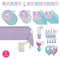 PARTY EXPERT Kids Birthday Mermaid Shine Standard Birthday Party Supplies Kit, 8 Guests