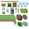 PARTY EXPERT Kids Birthday Minecraft Ultimate Birthday Party Supplies Kit, 8 Guests