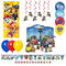 PARTY EXPERT Kids Birthday Paw Patrol Basic Decoration Party Supplies Kit, 8 Guests