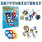 PARTY EXPERT Kids Birthday Sonic Basic Decoration Party Supplies Kit, 8 Guests