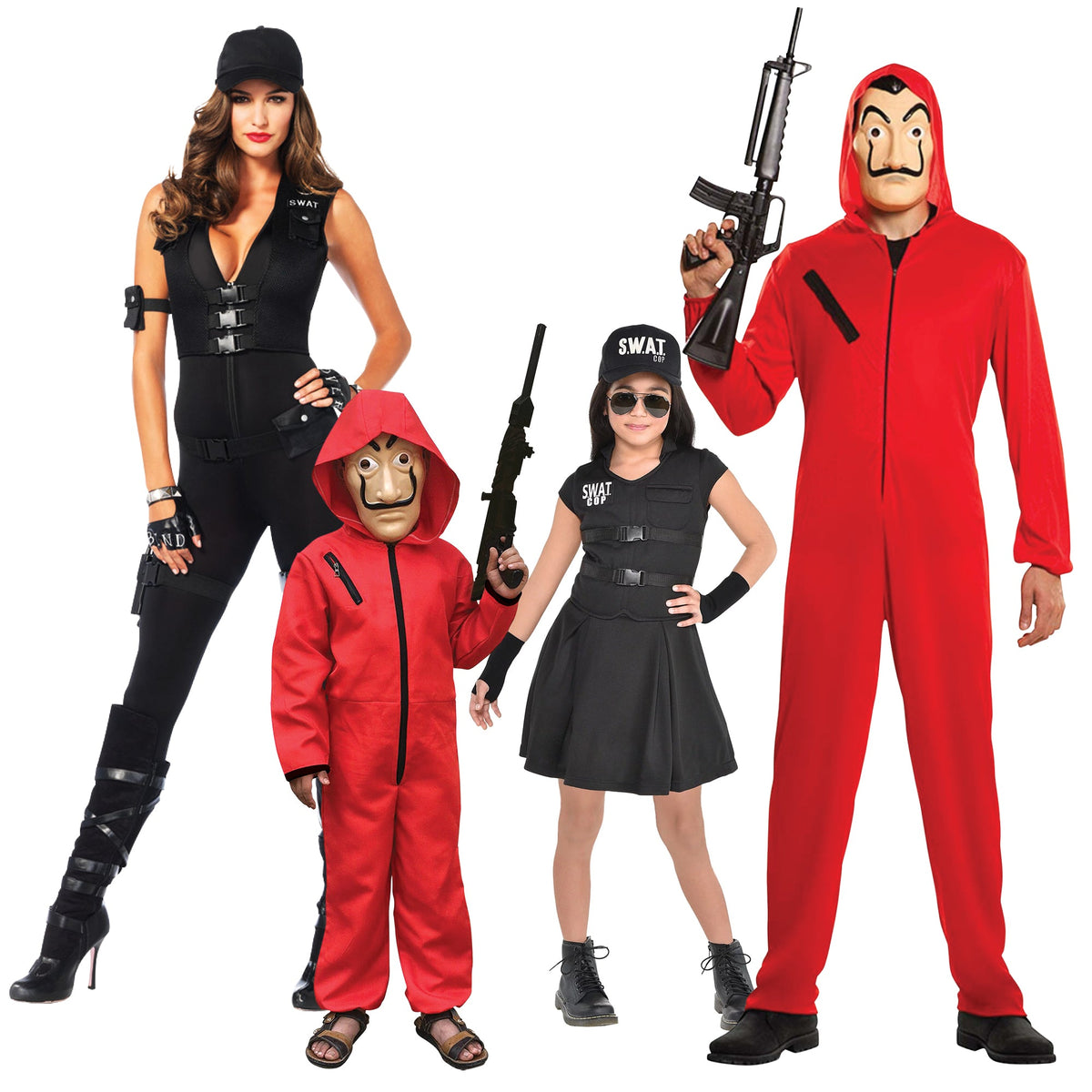 Party Expert Money Heist Family Costumes 717425274