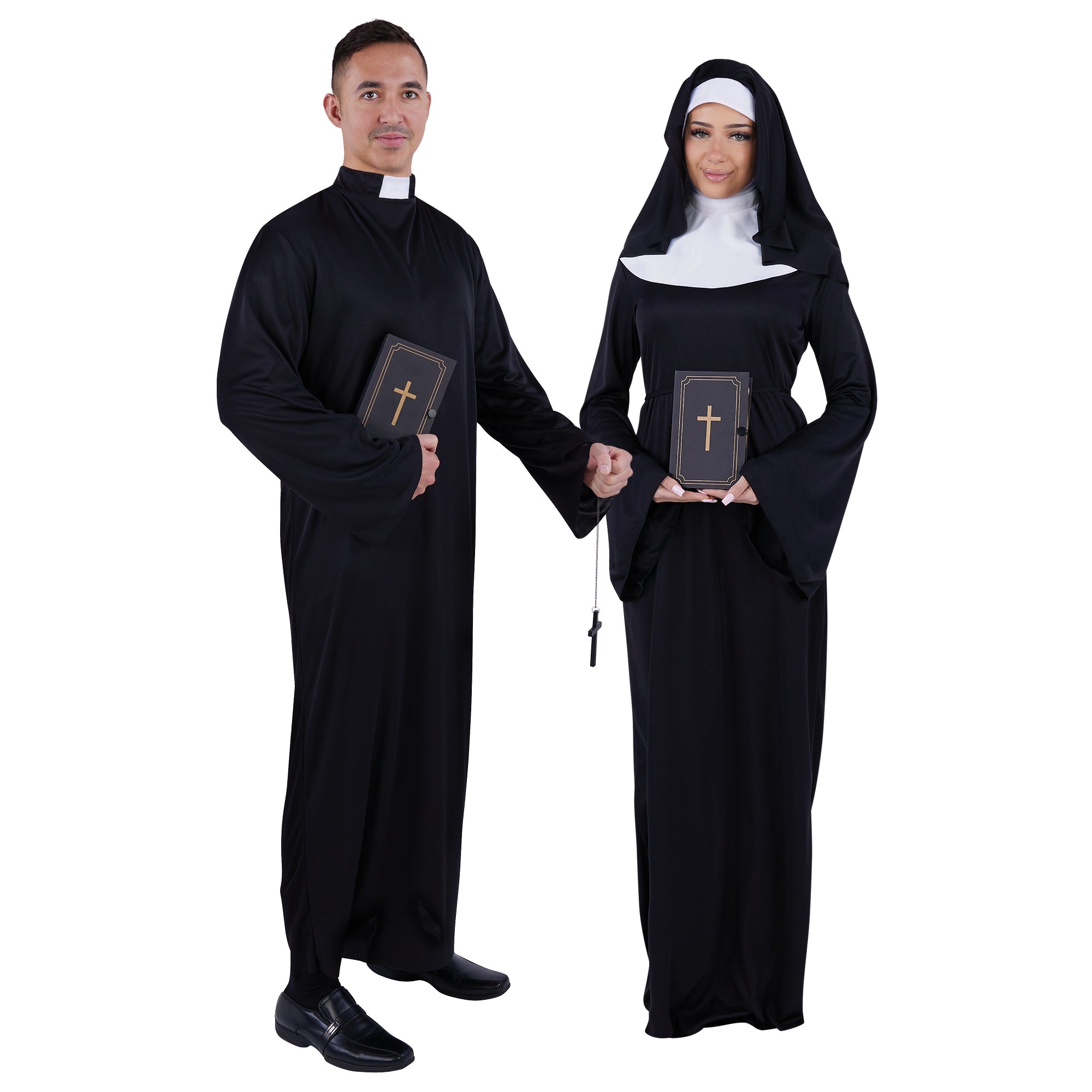Nun And Priest Couple Costumes Party Expert